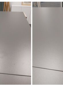 Stůl před a po čištění - úklid Brno | Jednorázový úklid Brno